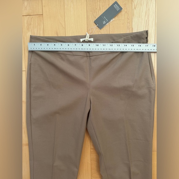 NEW Eileen Fisher Slim Trouser in Driftwood - Picture 3 of 8
